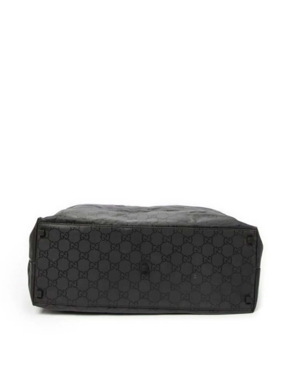 Gucci Large Zip Hobo Black GG Nylon Canvas